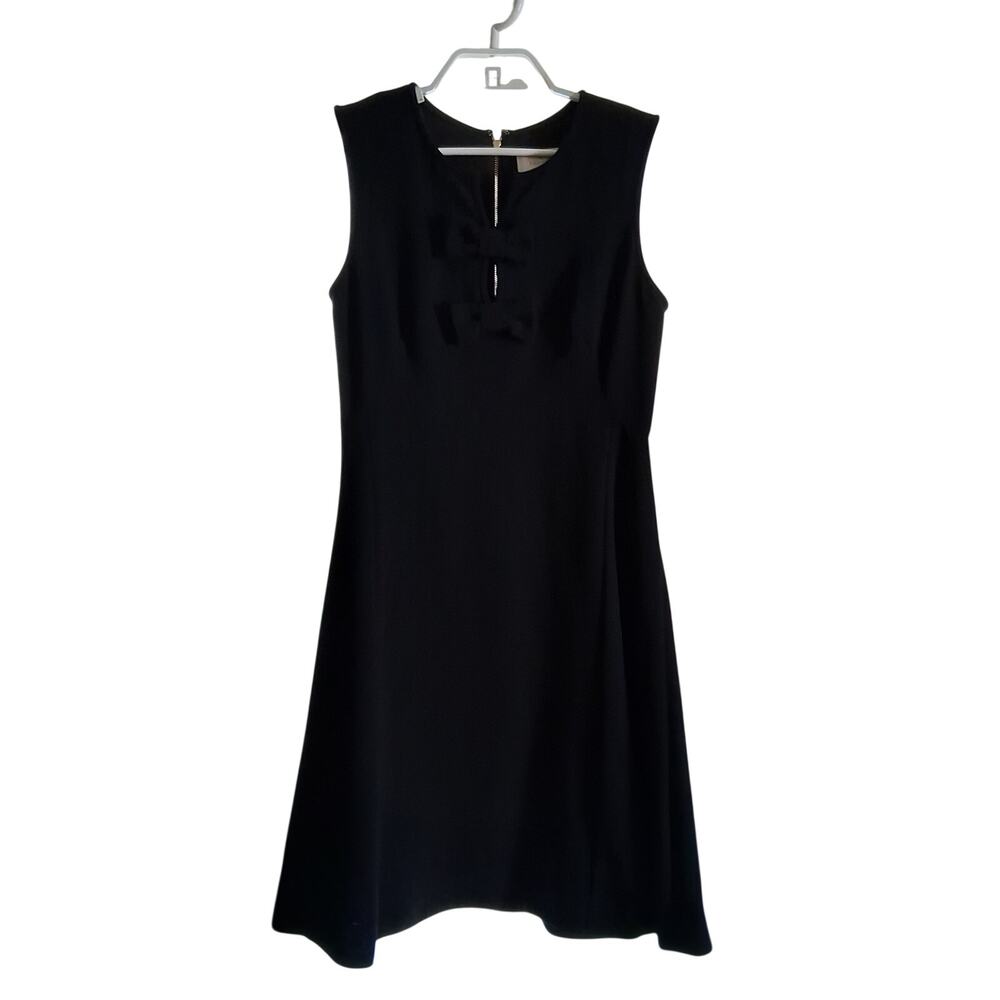 Kate Spade New York mini dress womens 4 black bows LBD